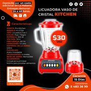 DE CRISTAL🧃LICUADORA VASO DE VIDRIO KITCHEN. MENSAJERÍA CON FACTURA Y GARANTÍA. TL 54833699 - Img 57610799