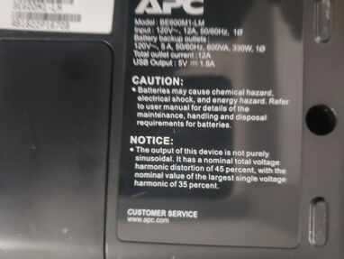 Backup APC la mejor marca. como nuevo. No tiene batería. Puerto USB. - Img main-image