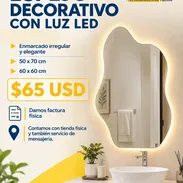 Espejo decorativo con luz led - Img 57845353