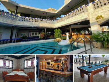 ⭐Reserv casa c/ piscina en Boca Ciega,4 cuartos climatizados, agua potable, agua caliente y fría, cocina equipada,billar - Img main-image