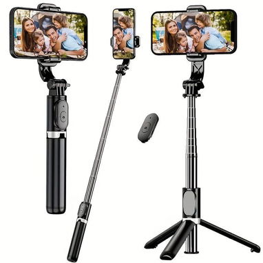 📸 Trípode y Selfie Stick 2 en 1 con Control Remoto Bluetooth 💵 Precio: $28 | Producto nuevo - Img 99425996