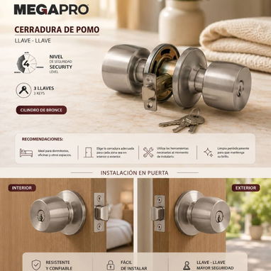 Cerradura de pomo - Img 123268749