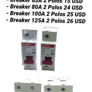 Breaker de 1 y 2 polos ( Variedades) y Contador magnético  modular y trifásico ( Variados). Transporte gratis. - Img 45107867
