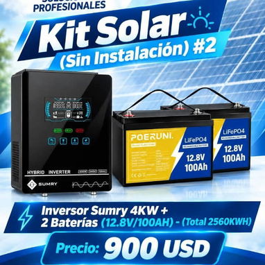 Kit solar con instalación - 8/10