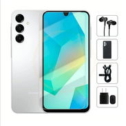 Teléfono Samsung Galaxy A16 4G A165M/DS Latin, 4Gb Ram, 128Gb Almacenamiento, Con Cover, Mica y Audífonos - Gris. - Img 52801877