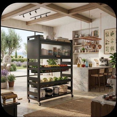 🚨Estante grande de cocina con gabinete(Boyeros) - Img 123521029