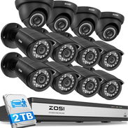 Sistema de camara zozi de 16 cámara con 12 físicas y 2tb de disco duro - Img 55692117
