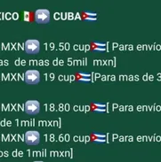 Compro por transferencia todos los pesos mexicanos pago cup en efectivo y transferencia - Img 50147292