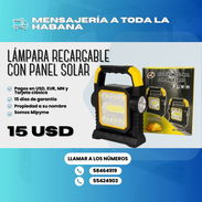 🛋️ LÁMPARA RECARGABLE CON PANEL SOLAR - Img 51701515