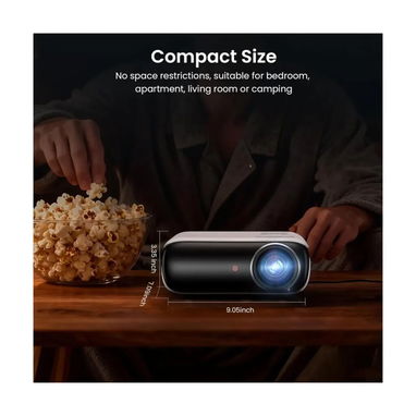 Proyector portátil HAPPRUN Full HD 1080p con Bluetooth y altavoces integrados - Img 126559212