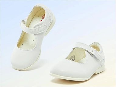 Zapatos de vestir blancos Mary Jane para niños pequeños, perfectos para fiestas y eventos especiales, zapatos de vestir - Img 68418742