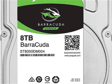 Disco Duro Interno de 8TB Seagate Barracuda. Nuevos. Plaza. - Img main-image