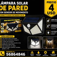 🔆Lámpara Solar de Pared Exterior con Sensor de Movimiento - Img 54825319