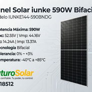 Panel Solar iunke 590W Bifacial - Img 55883213