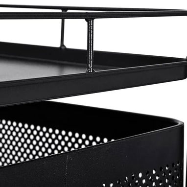 Estante de niveles giratorios 💵Precio: 55USD 🔒Material: Metal ➕Color: Negro - 6/8