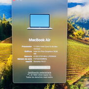 MacBook Air 2020 micro intel core i3 10ma generación Ram 8gb disco estado sólido de 256ssd pantalla 13 pulgadas 53392974 - Img 45383403