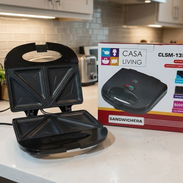 Sandwichera, lámparas y bombillos recargables, candado de disco con alarma - Img 54052629