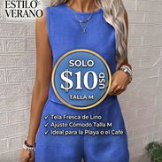 CONJUNTO DE VERANO: ESTILO Y COMODIDAD POR SOLO $10 USD! 💙 - Img 55980840