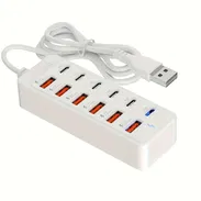 Estencion cargador USB carga rapida 12 puertos - Img 54440501