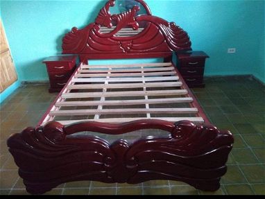 Vendo camas de madera y camas tapizadas - Img 66005843