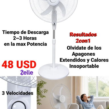 Venta de ventiladores recargables - Img 125898760