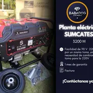 Planta eléctrica SUMCATES 3200 W *Facilidad DE 110 V  220 V POR UN MISMO TOMA ,NO NECESITAS CAMBIAR DE TOMA PARA LA 220V - Img 55299893
