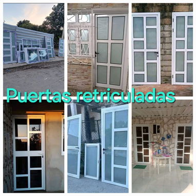 Puerta, bajo de maceta, mamparas, clóset - Img 120108439