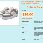 Air Force Nike Paneles Combinados Cordones Ajustables Placa Metálica Gris Blanco VPT#-0527 - Img 55676867