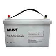 Batería de Litio LiFePO4 MUST 12.8V 100Ah (1280Wh) - Img 57999866