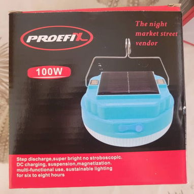 💡 LÁMPARAS RECARGABLES 100 W  CON 3 NIVELES DE ILUMINACIÓN 💡  🔆LUZ BLANCA  🔋BATERÍAS DE LITIO ‼️AUTONOMÍA  6 a 8 H - Img 116574495
