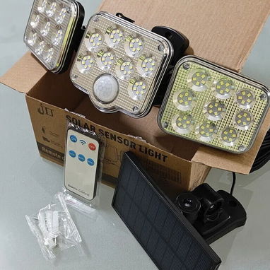 LÁMPARA SOLAR DE SEGURIDAD - 2/3