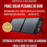 🔆Panel solar portátil 60 W (ENVIO GRATIS) - Img 54979561
