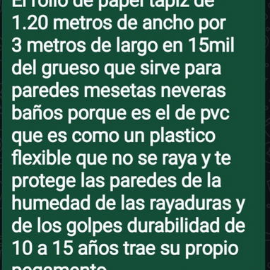 Papel tapiz 15mil 1.20metros y 3metros d largo y cenefas 5metros 5mil - 2/10