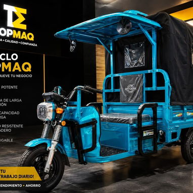 *Triciclo Topmaq ULTIMATE EDITION* ❤️  motor2000W ⚡️ 6 baterías de Gel 72Vol 58Ah🔋 Autonomía 100-120 KM 🔥 Carga Útil - 2/9