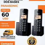 Teléfono inalámbrico Panasonic de 2 bases. - Img 57734585