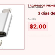 ADAPTADOR IPHONE A TIPO-C VPT#-0010 - Img 55218097