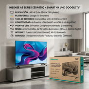 Smart TV Hisense 50A65K 50 Pulgadas Google TV | $390 USD con Transporte Gratis, Factura + 2 Meses Garantía - Img 58003088