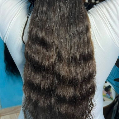 Moños de pelo natural para hacer extensiones, cortinas, pelucas, etc. - 5/6