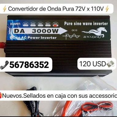 Convertidores de corriente 72V-110V de onda pura - 2/2