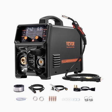 VEVOR Pro Soldador MIG, máquina de soldar Pluse Mig de 250A, máquina de soldar sinérgica 5 en 1 MIG Pluse/Gas MIG/Flux C - Img 126059543