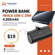 iWALK Power Bank Portátil USB-C 20W 4,500mAh | videojuegoshabana.com - Img 55726671