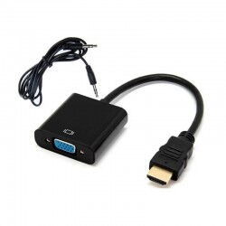 Adaptador HDMI-VGA con salida de audio(HDMI punta Dorada)..Nuevo - Img 98184681