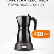 CAFETERA ELECTRICA ROYAL NEGRA - Img 54467182