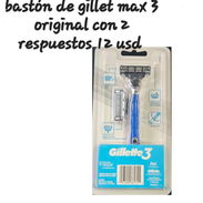 Cuchilla de afeitar original gillet max 3 - Img 54600610