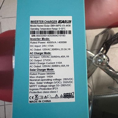 Inversor Híbrido 4KW/110V - Img 123471680