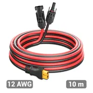 Cable Adaptador para Panel Solar a Estación de Energía con Conector XT60. (10 metros 12 AWG) P0695-AV004 - Img 57450987