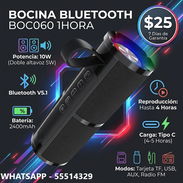 BOCINA BLUETOOTH BOC060 1HORA, ENTREGA DE FACTURA, VARIEDAD DE BOCINAS, ETC - Img 56907129