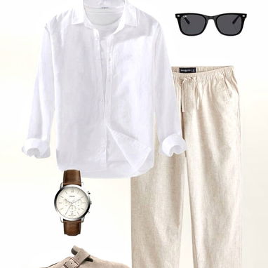 Pulover Blanco Overzise. Camisas Blancas. Mocasines. Zuecos. Sandalias Practicas de Hombre 52465450 - Img 105208713