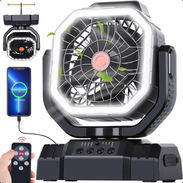 (X) Ventilador F10 recargable portátil de alta velocidad de 20000 mAh $56.99 - Img 56606927