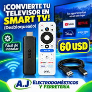 Onn Tv Stick. Ya configurado. Instalado el magis con todos los canales de Tv en vivo. Sin mensualidades - Img 57264903